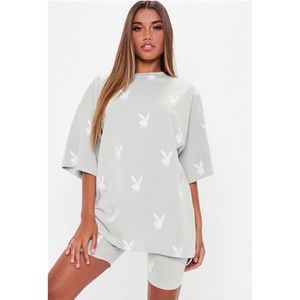 Missguided X Playboy Oversized T-shirt